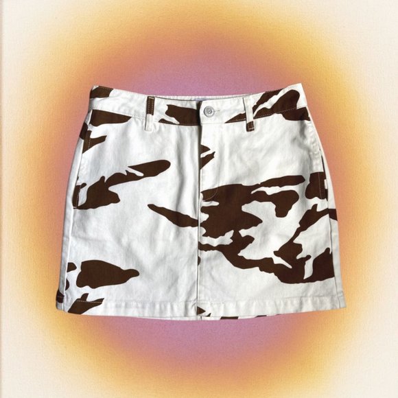 UO BDG Brown Cow Mini Skirt *host pick - Picture 2 of 4